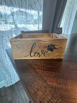 Wood Dog Storage Box