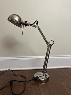 IKEA Forsa Silver Chrome desk lamp