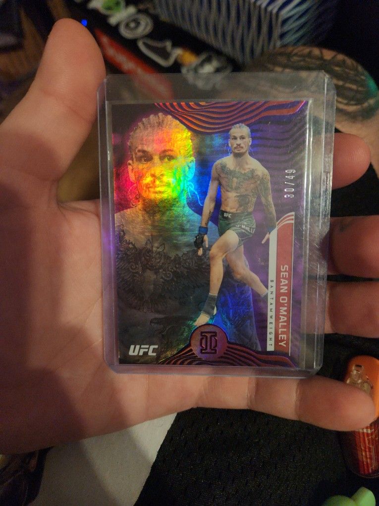 sugar sean O'malley numbered card. ufc lot
