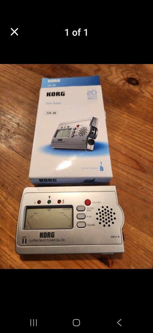 KORG Guitar And Bass Electric Tuner