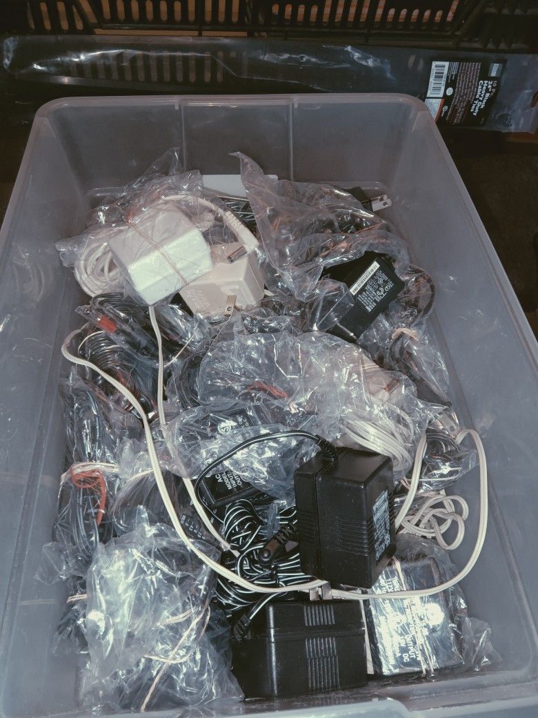 Tote Of Power Cords