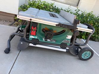 Table saw with built in stand..