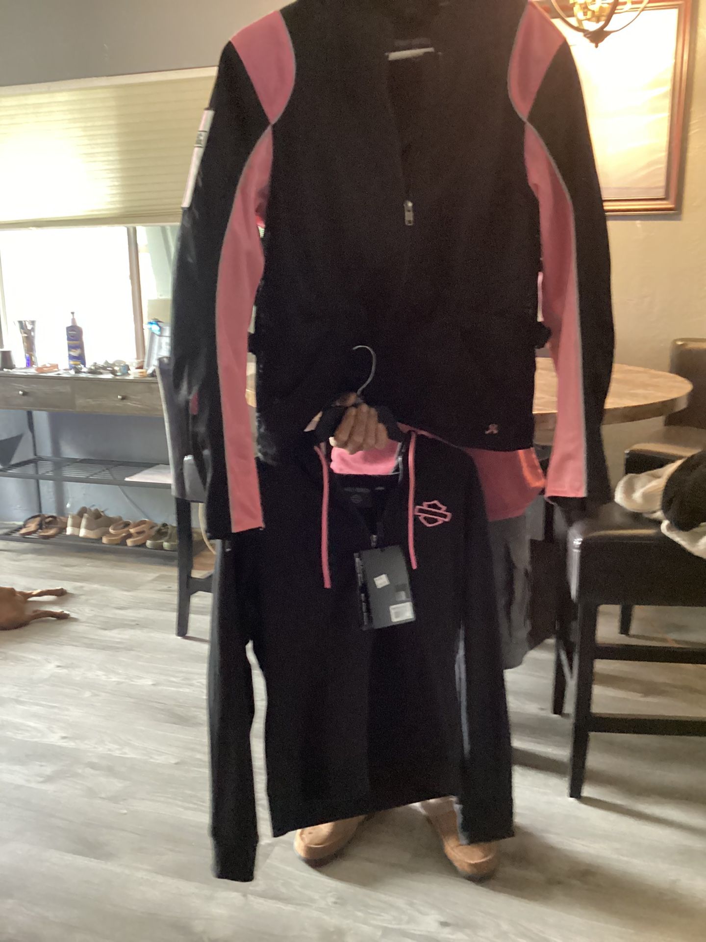 Ladies Harley Davidson 2PC Coat With Hoodie