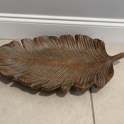 Leaf Table Centerpiece Decor