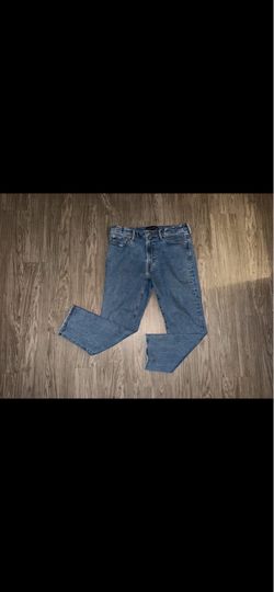 Abercrombie & Fitch Vintage Stretch Athletic Straight Jeans 36x30 Medium Wash