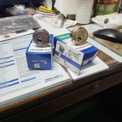 2 Mul-T-Lock High Security Cylinders & Key Card