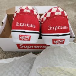 Supreme Vans Skate Old Skoo Low