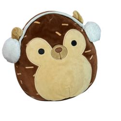 Squishmallows Hans the Hedgehog Plush – 8” – Cozy Winter Style