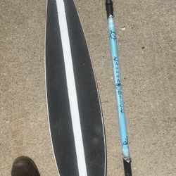 Long Board And Paddle