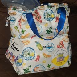 New Insulated Lunch Bag W Food Storage Containers  Listed $30 On Amazon