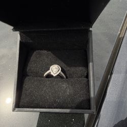 14K diamond engagement ring 