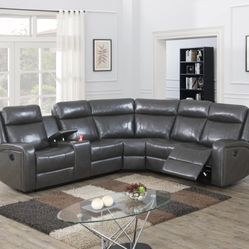 Sectional Recliner Sofa Set
