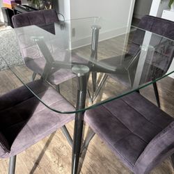 Glass Dining Table 
