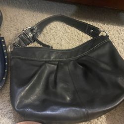 Authentic Coach Black Hobo. 