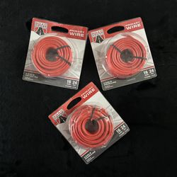 Red Primary Wire - 16 Gauge, 24ft.