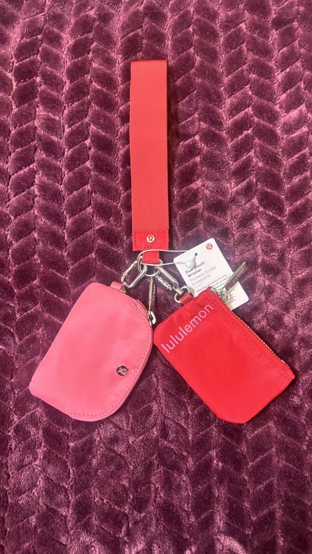 Lululemon dual pouch wristlet