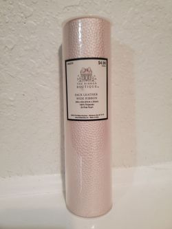 Faux leather wide ribbon for crafts