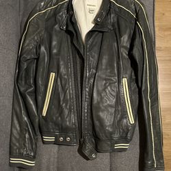 Diesel Men Leather Jacket