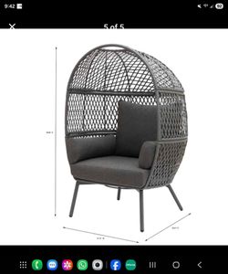 Better Homes & Gardens Ventura Boho Stationary Wicker Egg Chair brand new never used factory sealedBetter Homes & Gardens Ventura Boho Stationary Wick