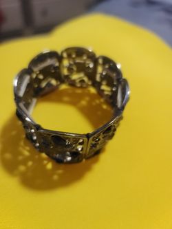 Bracelet with black stones