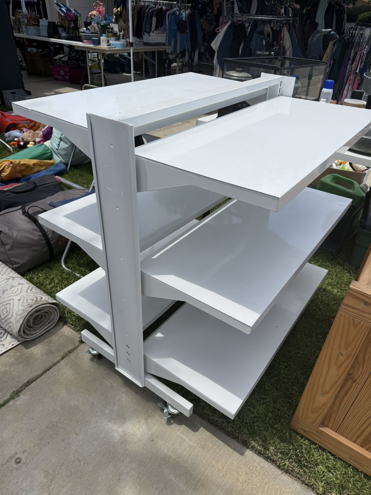 2 Sided Display Rack