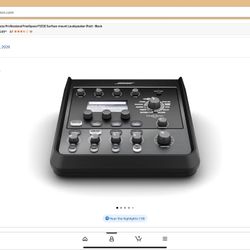 NIB 2026 BOSE T4S Audio Mixer - Used Once 