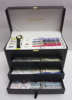 NEW - Louis Versace Interchangeable Fashion WATCH Set in Original Box