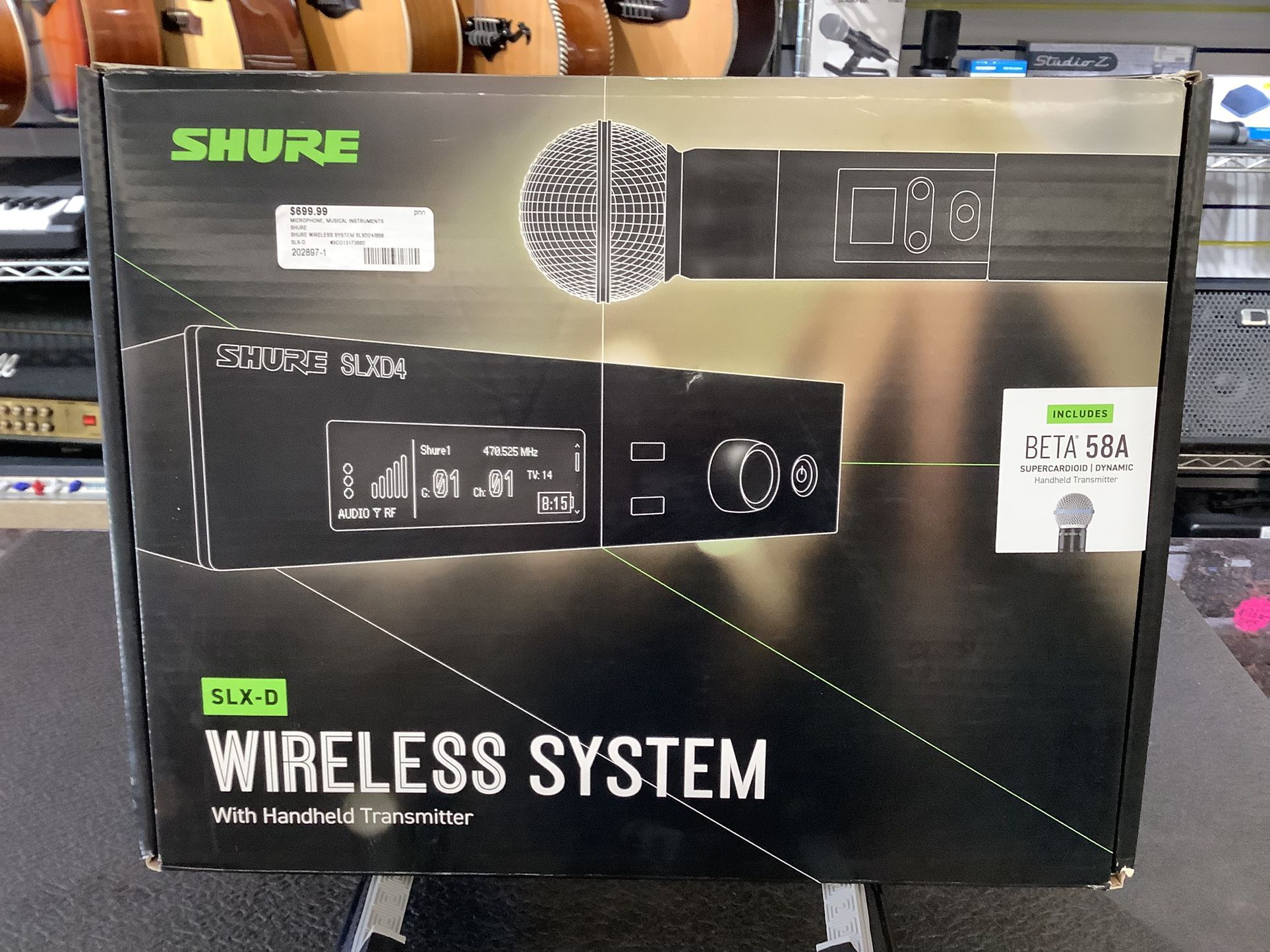 Shure SLDX24/B58 Wireless Mic Set - New
