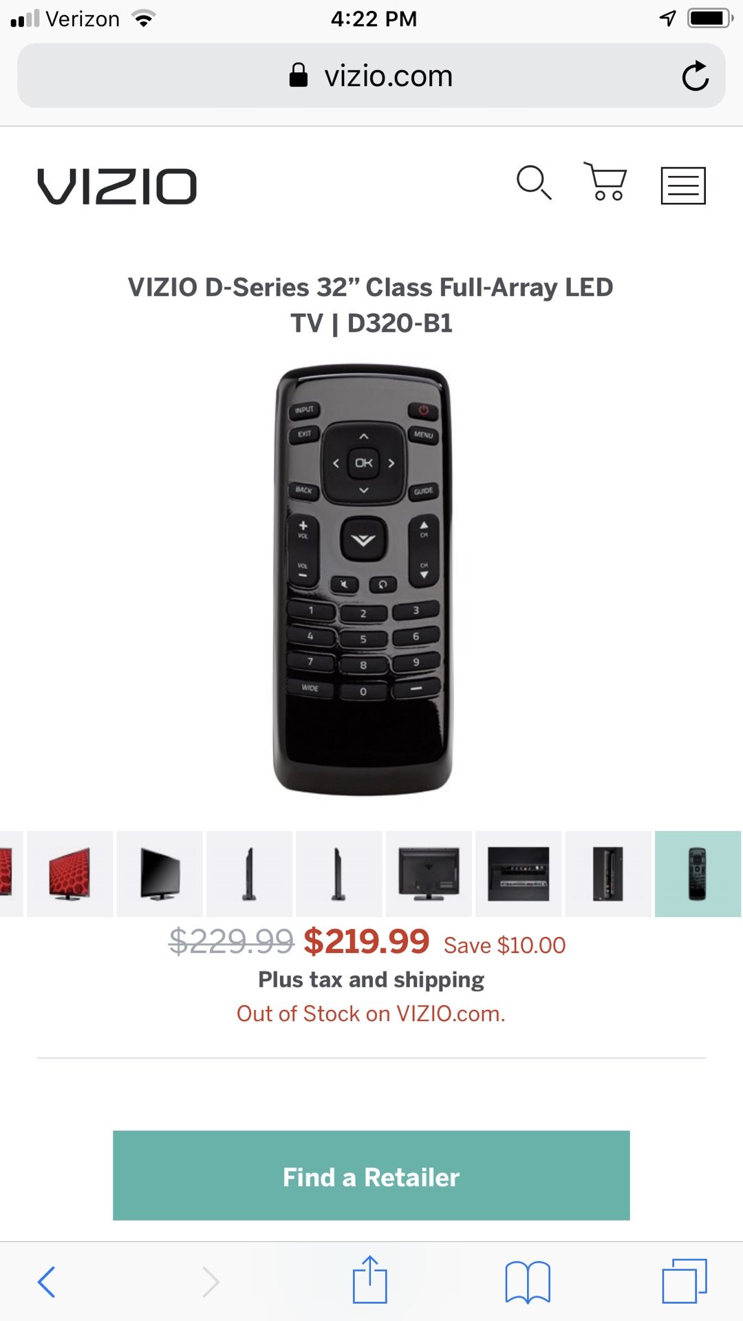 32” Vizio TV