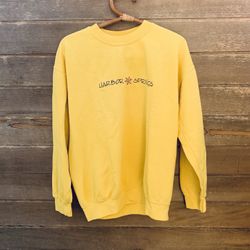 Vintage Habor Spring yellow sweater. C