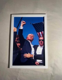 11”x17” Framed Donald Trump ‘Failed Attempt’ Poster - White Or Black Frame