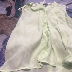 Sleeve button shirt  size l