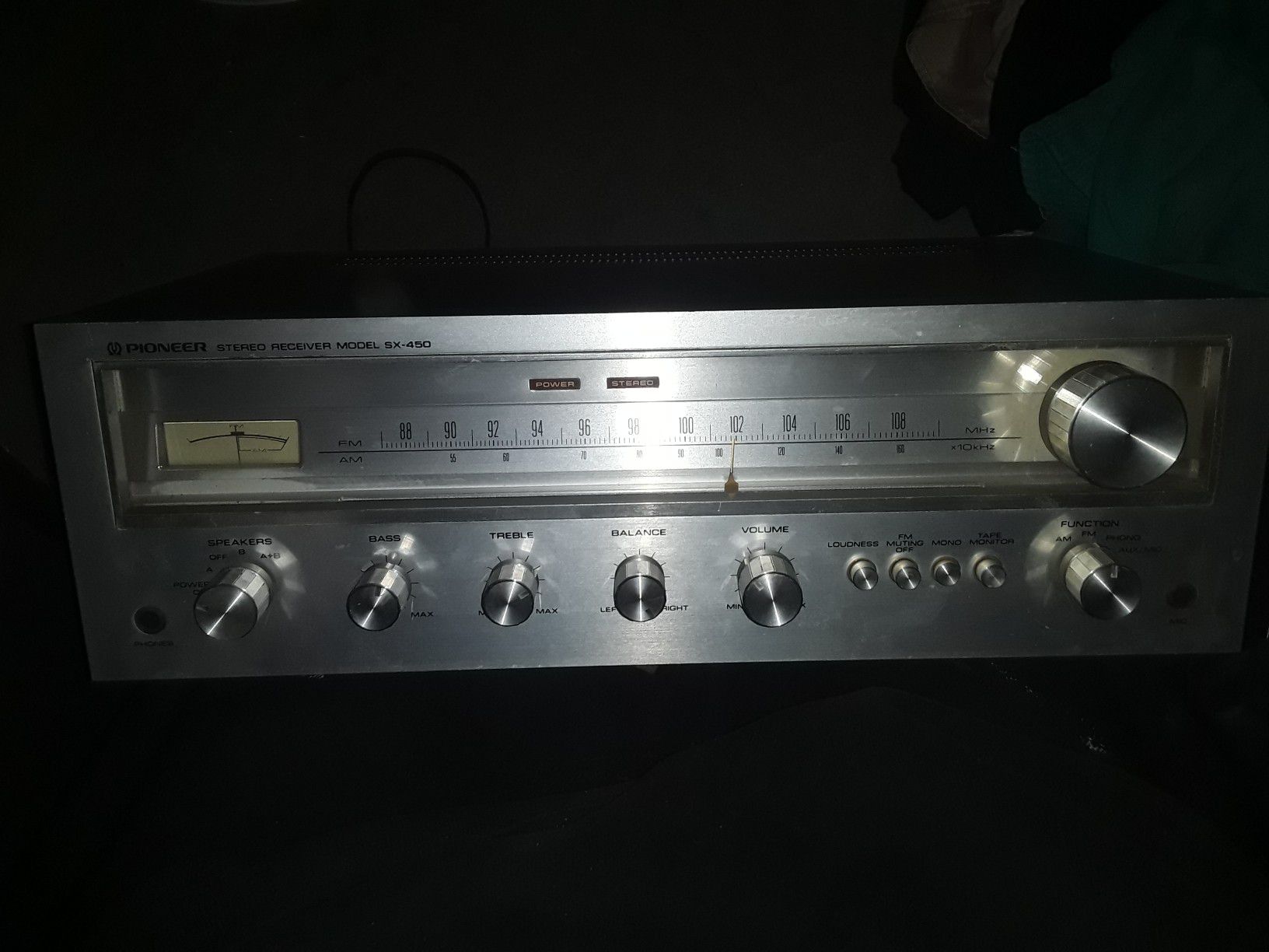 Vintage pioneer receiver