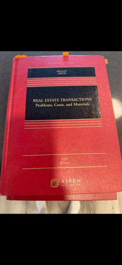 Real Estate Transactions Book