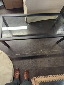 Narrow Black Coffee Table