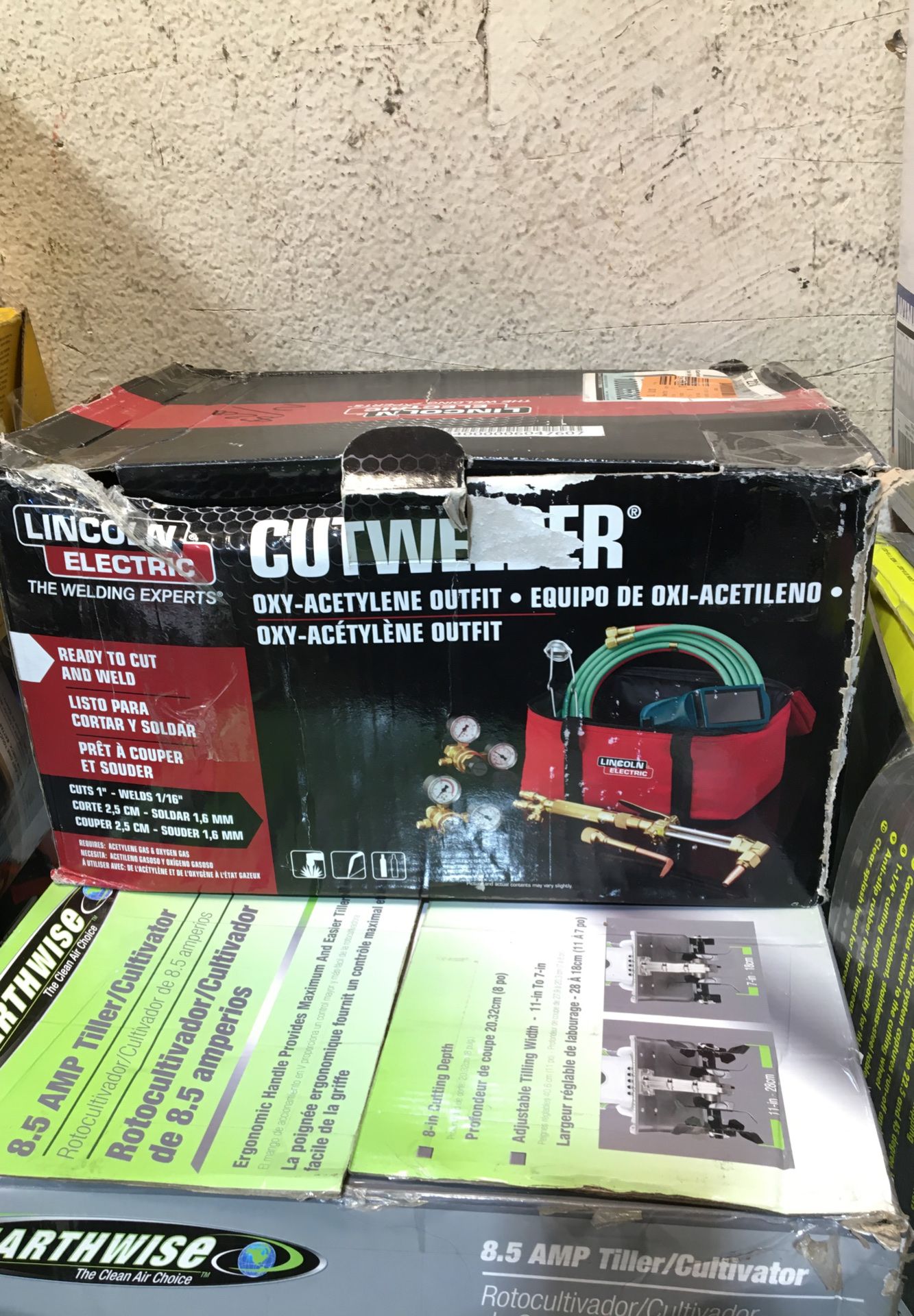 Lincoln Electric Cut Welder Kit with Torch, Oxygen and Acetylene Regulators, 3/16 in. x 12 ft