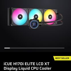 iCUE H170i ELITE LCD XT Display Liquid CPU Cooler 420mm