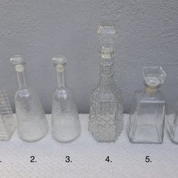Glass Decanters Galore