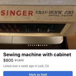 Sewing machine With Case
