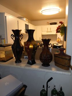 Metallic Vases