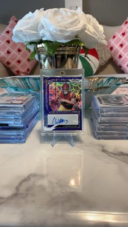 2022 Leaf Pro Set Caleb Williams Auto /10 Purple Kaleidoscope Pa-cw2