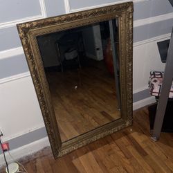 Antique Gold Frame & Mirror – Large – 