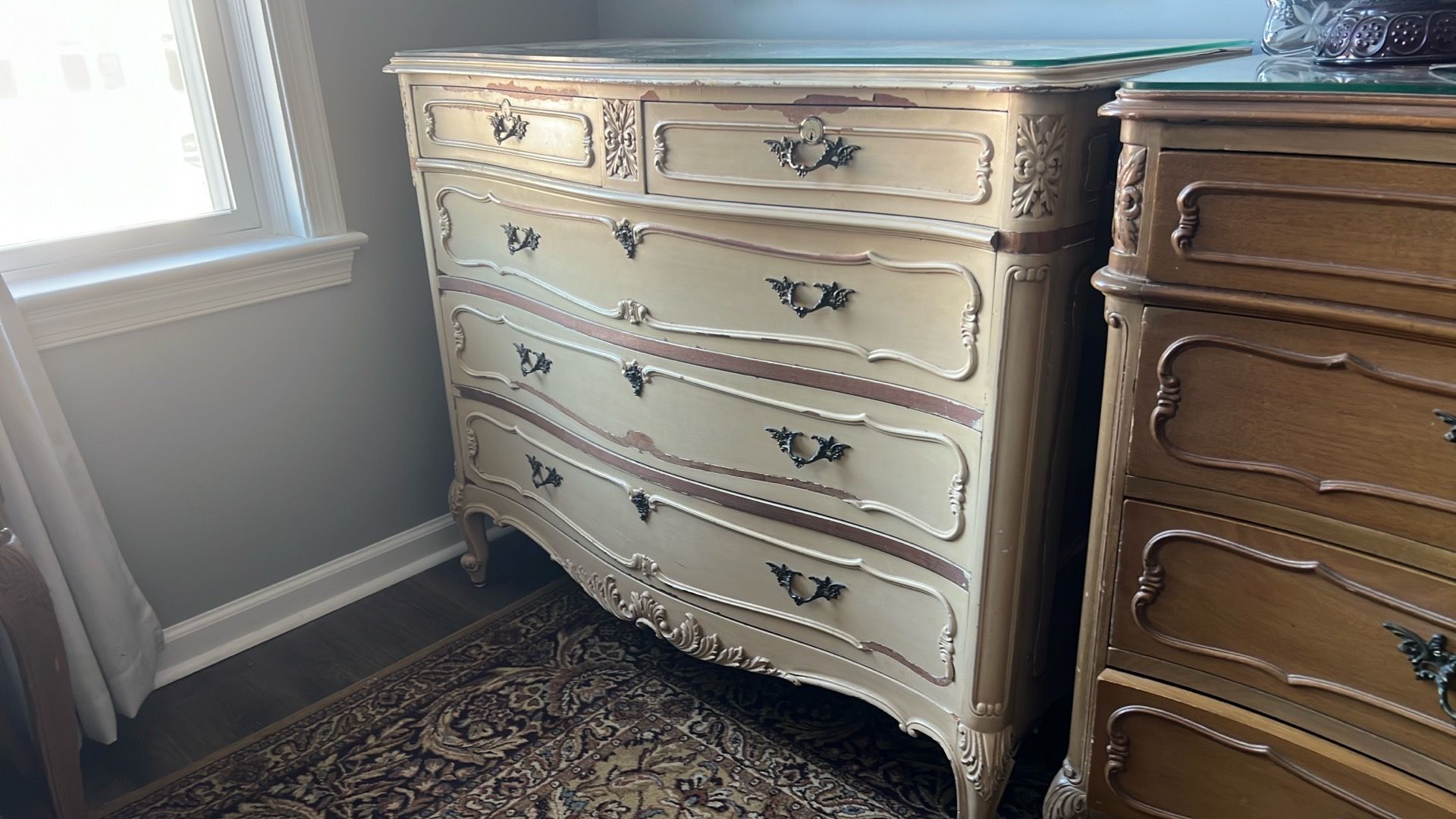 Vintage French Provincial style armoire