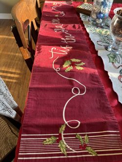 Christmas Table Runner 14” X 68”