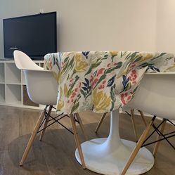 Dining set table and four chairs