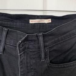 Levi’s Mile High Black Skinny Jeans