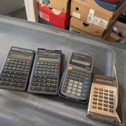 Calculator Lot Sharp Texas Instruments 
