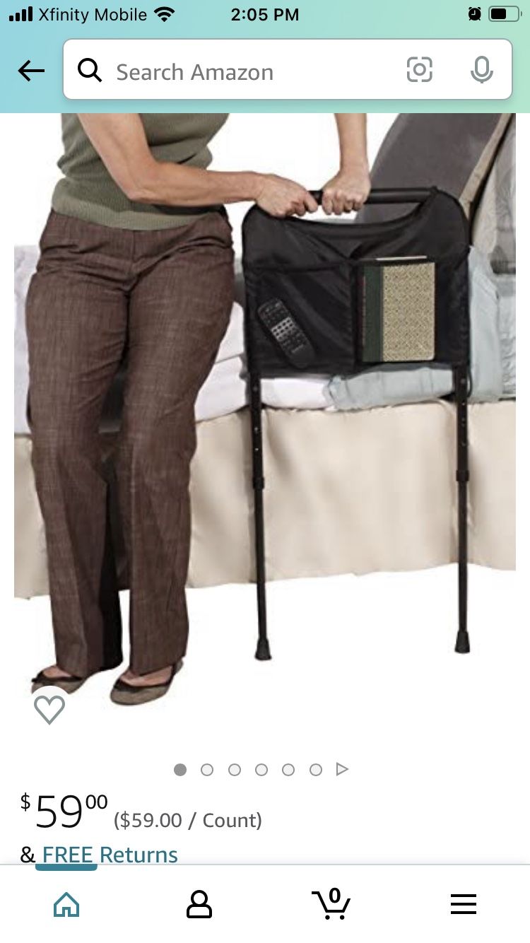 Bed Rail With Storage