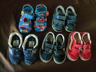Shoes Sizes 7 and Red Vans 7.5