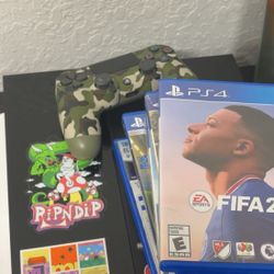 PS4+ Camo Controller+ OG Games